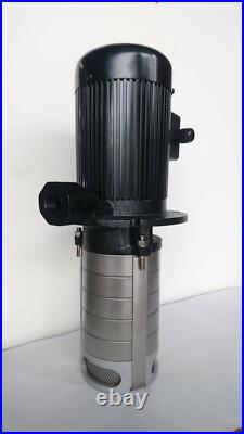 1 HP Multistage CNC Circulation Coolant Pump shaft 226mm 9, 3 Phase 220480V 1 HP Multistage CNC Circulation Coolant Pump shaft 226mm 9, 3 Phase 220480V