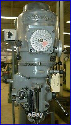 (1) Used Bridgeport Milling Machine 2J Vari Speed 1 1/2HP Head