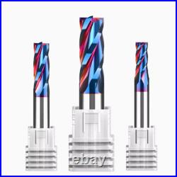 1mm 20mm Solid Carbide End Mill 4 Flute nAco Coated HRC63° Endmill Slot Drill