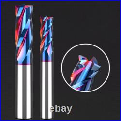 1mm 20mm Solid Carbide End Mill 4 Flute nAco Coated HRC63° Endmill Slot Drill