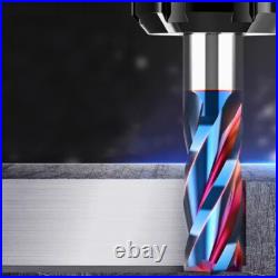 1mm 20mm Solid Carbide End Mill 4 Flute nAco Coated HRC63° Endmill Slot Drill