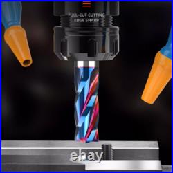 1mm 20mm Solid Carbide End Mill 4 Flute nAco Coated HRC63° Endmill Slot Drill