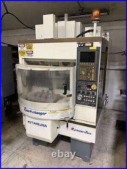 2000 Kitamura Mycenter Zero Sparkchanger I80 with High Speed Machining Card