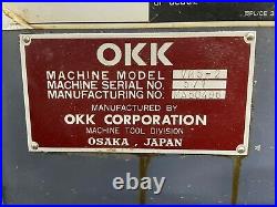 2000 OKK VM5-II Vertical Machining Center with Chip Conveyor