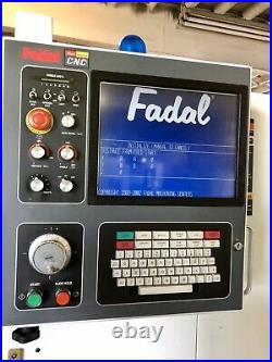 2004 Fadal VMC 6030 CNC Vertical Machining Center 4th Axis Rigid Tap 10,000 RPM