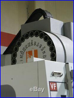 2007 HAAS VF-3 CNC 50x20 VERTICAL MILL 15k-RPM with NEW TR-200Y 2-Axis Rotary