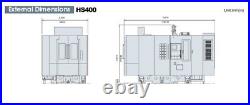 2008 Hyundai-WIA HS400 CNC Horizontal Machining Center