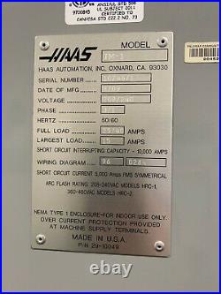 2009 Haas TM 1 Low Hours, Super Clean, 10 ATC, Stock# 7923