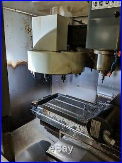 2011 Haas Mini Mill Vertical Machining Center withBeere 4 bar Rotary & Yuasa Contr