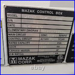 2013 Mazak VCC 5X 20K CNC Vertical Machining Center 5 Axis 30 ATC