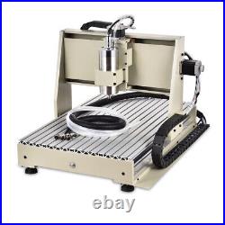2200W USB Engraving Machine CNC 6090 Router 4 Axis Engraver Milling + Controller