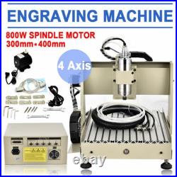 2.2kW USB Engraving Machine CNC 6090 Router 4 Axis Engraver Milling + Controller