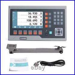 2 3 4 Axis LCD Digital Readout DRO Display Linear Glass Scale Encoder 440 CNC