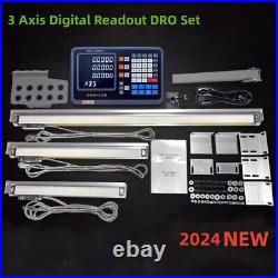 2/3 Axis Digital Readout Linear Scale DRO Display 5um Milling Machine Boring