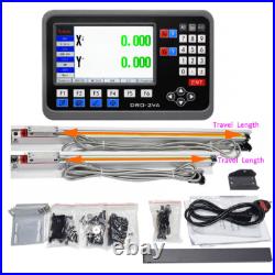 2 /3 Axis LCD DRO + Linear Scales Digital Readout Kit for Milling Lathe Machine