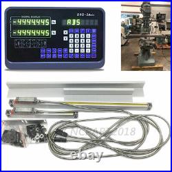 2 Axis DRO Digital Readout 10 & 40 (300+1000 mm) Linear Glass Scale Kit, US