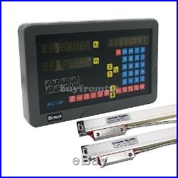 2 Axis Digital Readout DRO Kit with Linear Scales for Milling Machine