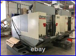 (2) Chiron FZ-12W CNC Vertical Milling Machines 3 Axis, Dual Pallet
