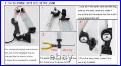 32W 36V LED Light Swing Arm for Bridgeport Knee Milling Machine White Lamp 32W 36V LED Light Swing Arm for Bridgeport Knee Milling Machine White Lamp