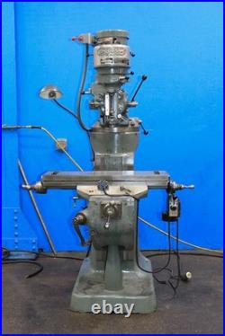 32 Tbl 1HP Spdl Bridgeport J-HEAD VERTICAL MILL, Step-Pulley, R-8 32 Tbl 1HP Spdl Bridgeport J-HEAD VERTICAL MILL, Step-Pulley, R-8