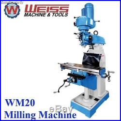 35x8 VERTICAL KNEE MILL MILLING MACHINE, ULTRA HIGH END MACHINE 3 PHASE