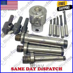38MM Boring Head R8 1MT 2MT 3MT Shank Carbide Boring Bar Set Milling Bridgeport