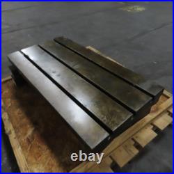 39-1/4 x 20 T-Slot Table Workholding Jig Setup Fixture 1-3/8 T-Slot