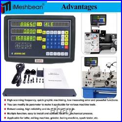 3Axis Digital Readout DRO Display 5µm Linear Scale 14''+18''+38''Kit CNC Milling