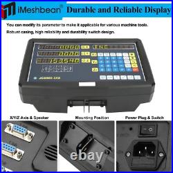 3Axis Digital Readout DRO Display 5µm Linear Scale 14''+18''+38''Kit CNC Milling
