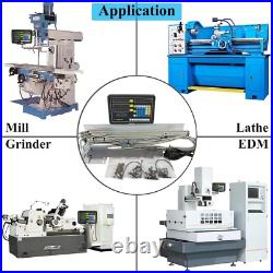 3Axis Digital Readout DRO Display 5µm Linear Scale 14''+18''+38''Kit CNC Milling