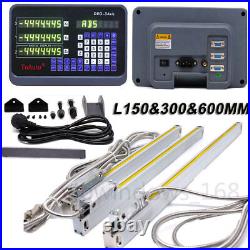 3Axis Linear Scale 6 12 24 with DRO Display Digital Readout for CNC Milling, US