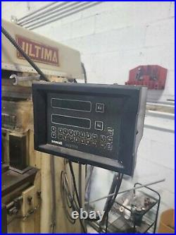 3VK ACER ULTIMA VERTICAL MILL withDIGITAL READOUTS NEWALL SAPHIRE