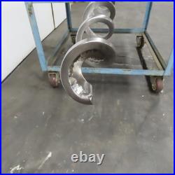 3-1/4 OD x 2.02 ID Centerless Trash Scrap Chip Auger Screw 101-1/2L 4 Pitch