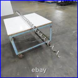 3-1/4 OD x 2.02 ID Centerless Trash Scrap Chip Auger Screw 101-1/2L 4 Pitch