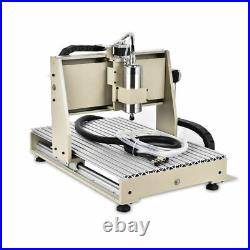 3/4Axis CNC 3040/6040/6090 Cutter Router Engraver Milling Machine 2200W VFD NEW