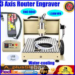3/4 Axis CNC 6040 Router Engraver Milling Drill Machine 1500W USB/Parallel Port 3/4 Axis CNC 6040 Router Engraver Milling Drill Machine 1500W USB/Parallel Port