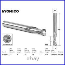 3/8 Compression Endmill Router Bit (10 Pack) 3/8 Shank Yonico 33220-SC-10PK