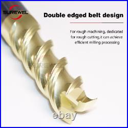 3 Flute Carbide End mills Bit ZrN Coating 6mm 8mm 10mm 12mm Shank Milling cutter 3 Flute Carbide End mills Bit ZrN Coating 6mm 8mm 10mm 12mm Shank Milling cutter