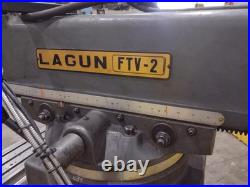 3 HP Lagun Model #ftv-2 Vertical Ram Type Knee MILL Dro & Power Feed Yobro