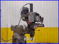 3 HP Lagun Model #ftv-2 Vertical Ram Type Knee MILL Dro & Power Feed Yobro