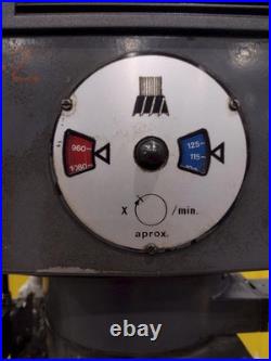 3 HP Lagun Model #ftv-2 Vertical Ram Type Knee MILL Dro & Power Feed Yobro