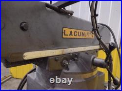 3 HP Lagun Model #ftv-2 Vertical Ram Type Knee MILL Dro & Power Feed Yobro