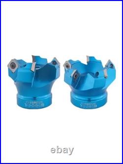 400R KM12 High-Gloss Fast Feed Flying Cutter Head 45° Angle Multi-Edge Milling