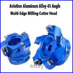 400R KM12 High-Gloss Fast Feed Flying Cutter Head 45° Angle Multi-Edge Milling