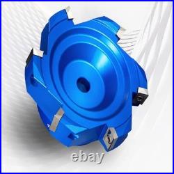 400R KM12 High-Gloss Fast Feed Flying Cutter Head 45° Angle Multi-Edge Milling
