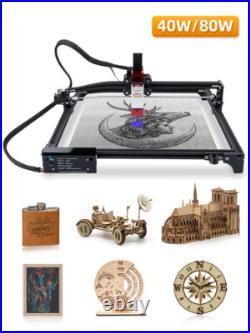40/80W DIY Laser Engraving Machine Desktop Cutting Wood 4040cm Work Area