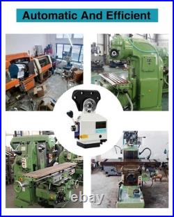 450 LB Torque X-Axis Power Milling Machine Power Feed Table Mill 110V 0-200PRM 450 LB Torque X-Axis Power Milling Machine Power Feed Table Mill 110V 0-200PRM