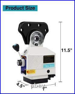 450 LB Torque X-Axis Power Milling Machine Power Feed Table Mill 110V 0-200PRM 450 LB Torque X-Axis Power Milling Machine Power Feed Table Mill 110V 0-200PRM