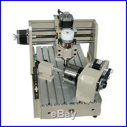 4 Axis 3020 Cnc Engraver 300w Router Engraving Milling Machine Carving 3d Cutter