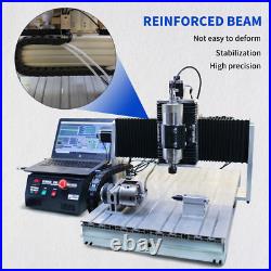 4 Axis 6040 CNC Router 2.2KW USB Milling Cutting Engraving Machine Mach3 Control 4 Axis 6040 CNC Router 2.2KW USB Milling Cutting Engraving Machine Mach3 Control
